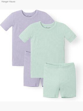 Toddler Snug Fit Short Pajama Set - Ribbed Sleepwear